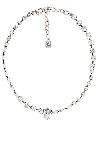 Shop Dannijo Altair Necklace In Ox Silver