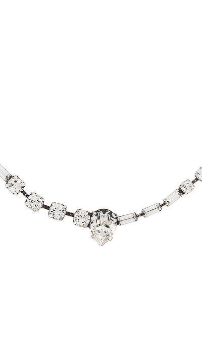 Shop Dannijo Altair Necklace In Ox Silver