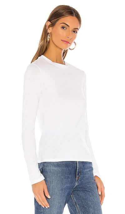 Shop Theory Tiny Long Sleeve Tee In White