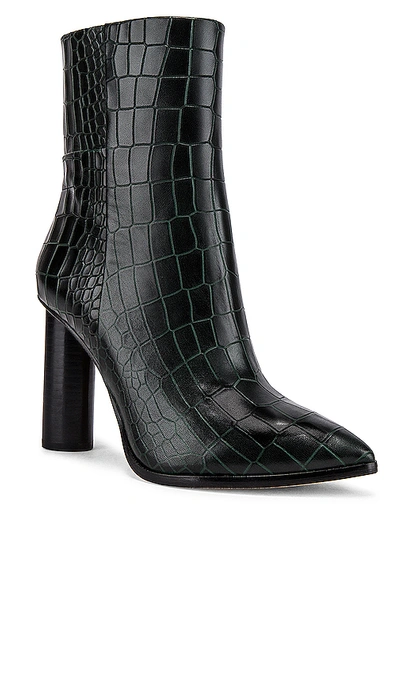 Shop Paige Kaylee Bootie In Green Croco