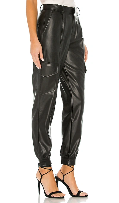 Shop Yfb Clothing Priscilla Pleather Pant In Black