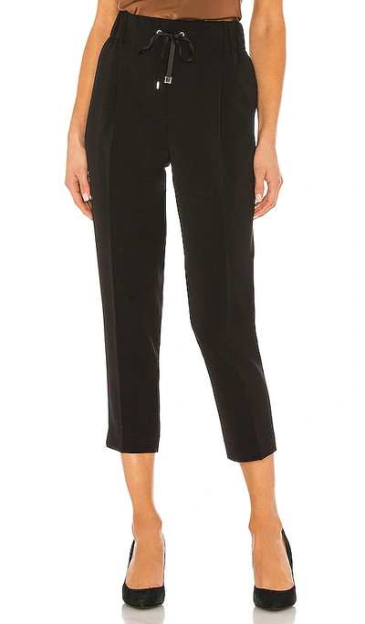 Shop Atm Anthony Thomas Melillo Micro Twill Pull On Pant In Black