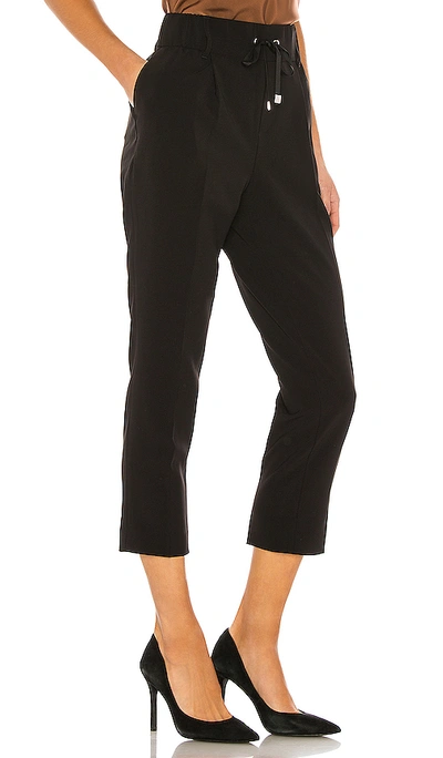 Shop Atm Anthony Thomas Melillo Micro Twill Pull On Pant In Black