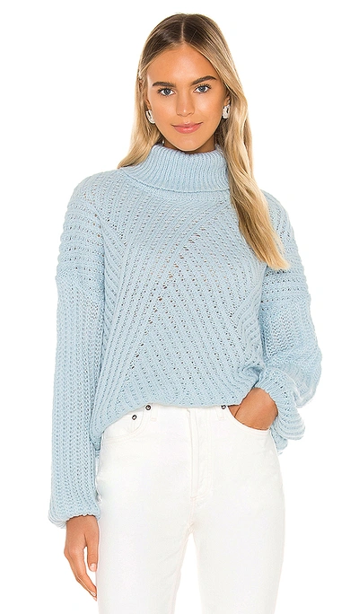 Shop Line & Dot Bea Sweater In Sky Blue