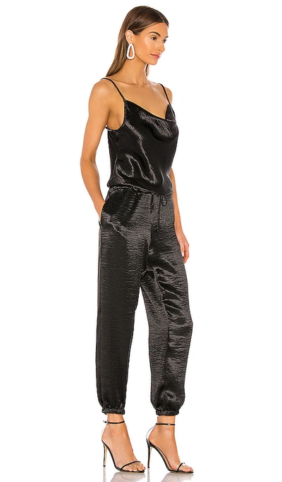 Shop Lna Cowl Cami Jumpsuit In Black