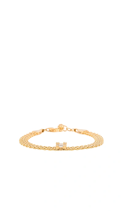 Shop Natalie B Jewelry Monet 繝√ぉ繝ｼ繝ｳ繝悶ξ繧ｹ繝ｬ繝�繝� In Gold