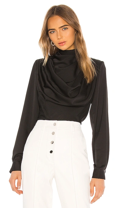 Shop L'academie The Chery Top In Black