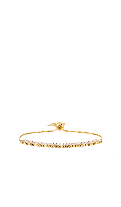Shop Shashi Teagan Slide Bracelet In Gold