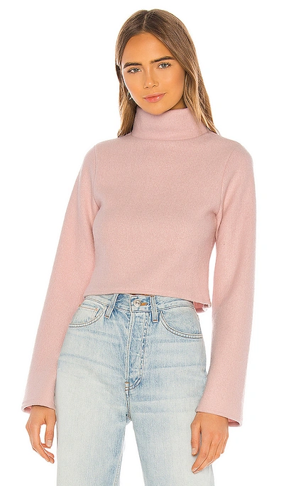 Shop Lovers & Friends Sevilla Turtleneck Sweater In Soft Pink