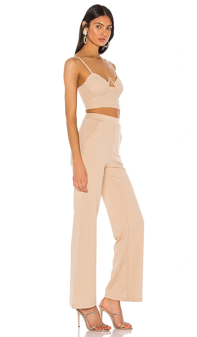 Shop Superdown Gabriella Pant Set In Toast