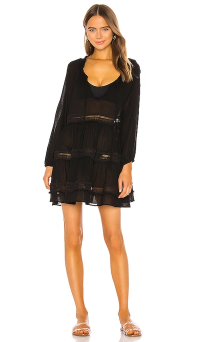 Shop Eberjey Summer Of Love Sofia Dress In Black