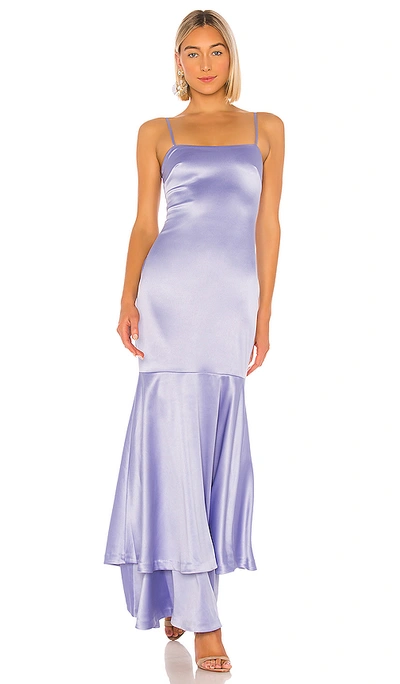 Shop Likely Aurora Gown In Periwinkle