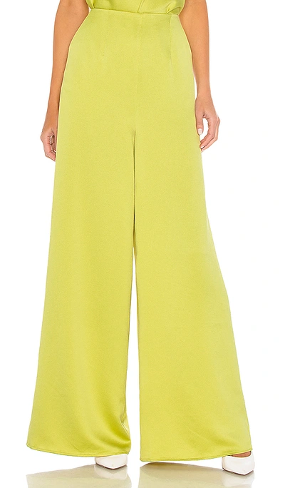 Shop L'academie The Orlina Pant In Apple Green