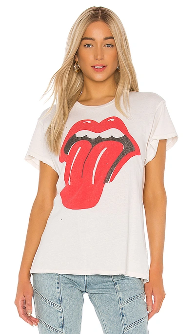 Shop Madeworn The Stones Tee In Off White
