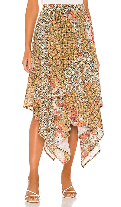 Shop Free People Stay Awhile Maxi Skirt In Multi