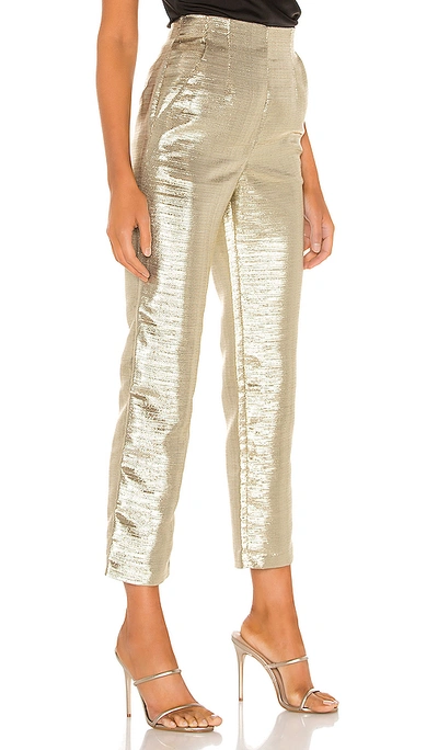 Shop Lovers & Friends The Nathalia Pant In Pale Gold