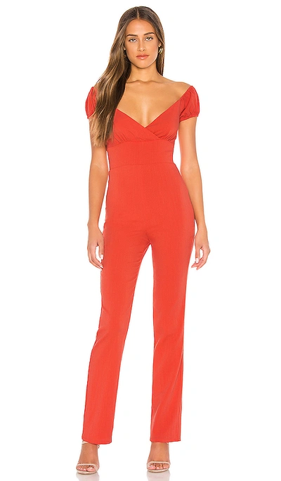 Shop Privacy Please Runaway Jumpsuit In Coral