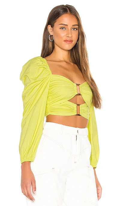 Shop Lovers & Friends Delilah Top In Light Lime