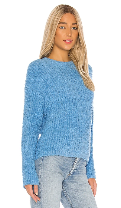 Shop 1.state Terry Yarn Sweater In Naples Blue