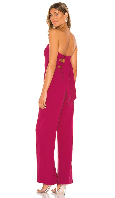 Shop Nbd Ivy Jumpsuit In Raspberry Pink