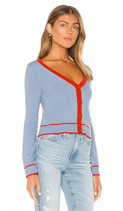 Shop Lovers & Friends Bambi Cardigan In Blue & Red