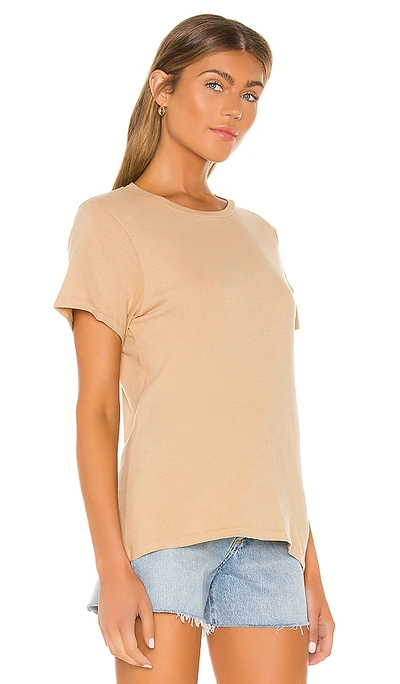 Shop Agolde Mariam Classic Fit Tee In Noodle