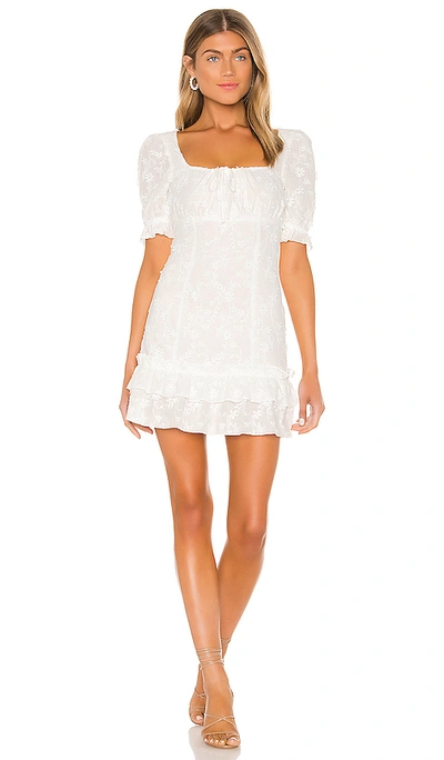 Shop Majorelle Brio Mini Dress In White