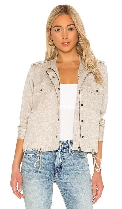 Shop Rails Collins Jacket In White Mini Cheetah