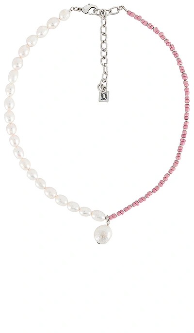 Shop Dannijo Basel Necklace In Pink
