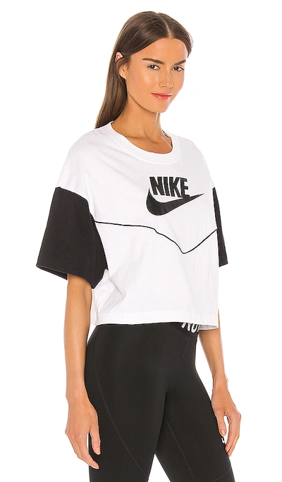 Shop Nike Nsw Top In White & Black