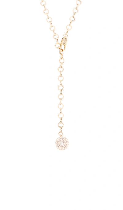 Shop Ettika Chain Lariat Necklace In Gold