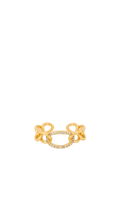 Shop Ettika Link Ring In Gold