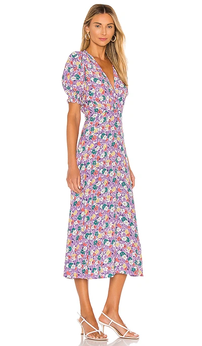 Shop Faithfull The Brand Marie Louise Midi Dress In Nefeli Floral