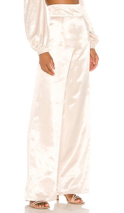 Shop Song Of Style Zina Pant In Porcelain Ivory