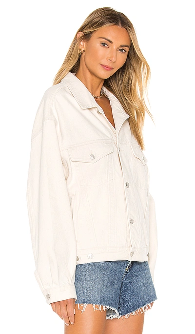 Shop Agolde Charli Jacket In Paper