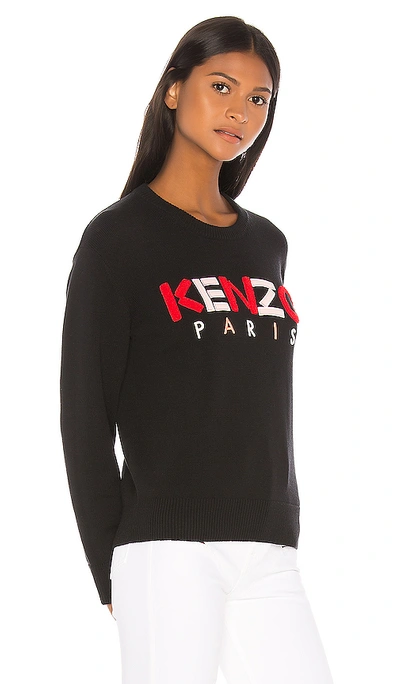 Shop Kenzo Paris Sweatshirt In Black