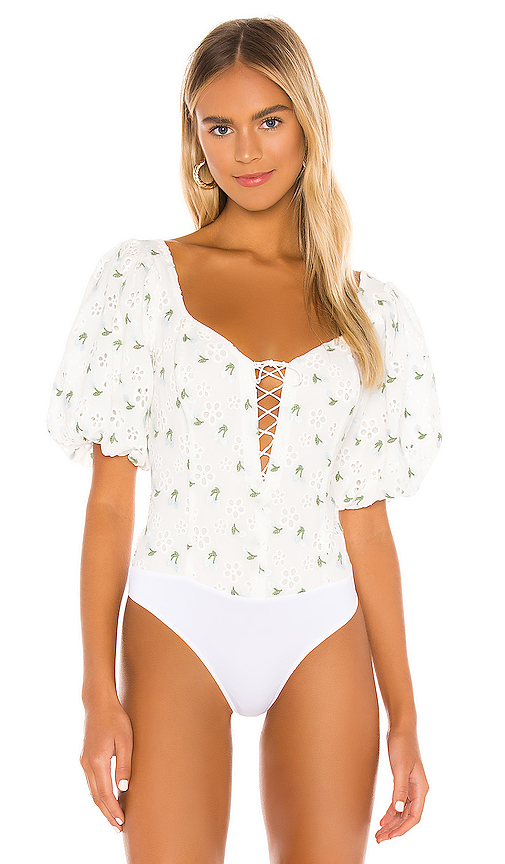 for love and lemons wild cherry blouse