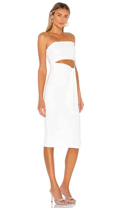 Shop Superdown Sheyla Tube Midi Dress In White