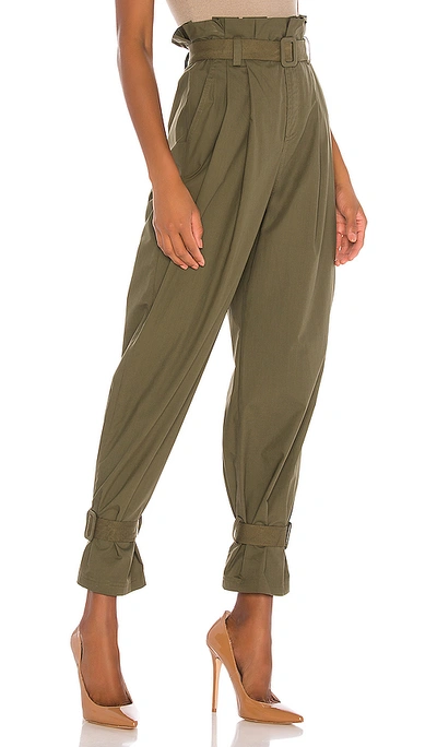 Shop L'academie The Virgil Pant In Olive Green