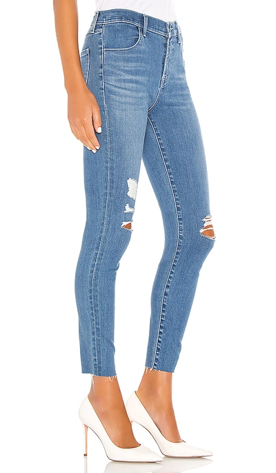 Shop J Brand Alana High Rise Crop Skinny In Argo Destruct