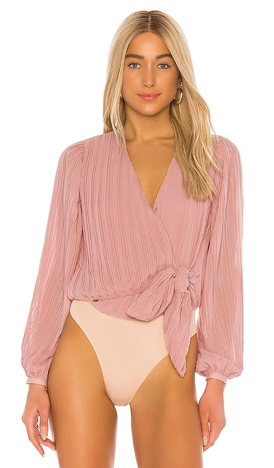 Shop Lovers & Friends Anjali Bodysuit In Primrose Pink