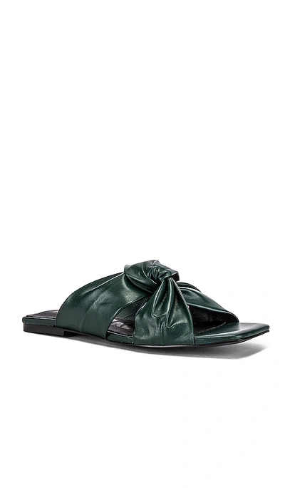 Shop Alias Mae Pria Sandal In Forest Green Leather