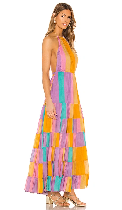 Shop Sundress Neptune Maxi Dress In Cancun Multicolor