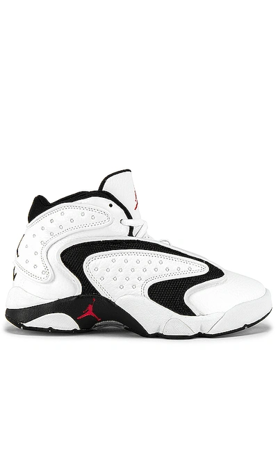 JORDAN AIR JORDAN OG 运动鞋 – WHITE  UNIVERSITY RED & BLACK