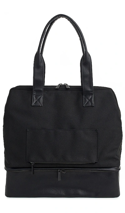 Beis The Mini Convertible Weekend Travel Bag In Black