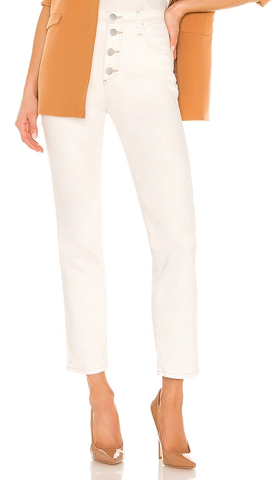 Shop Ag Isabelle Button Up Straight. - In Moderne White