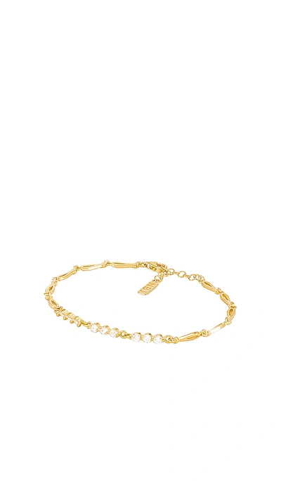 Shop Natalie B Jewelry Evie Bracelet In Gold