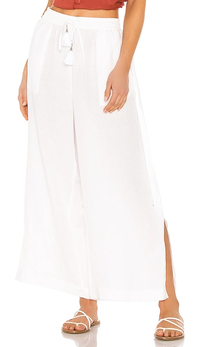 Shop Seafolly Linen Pant In White