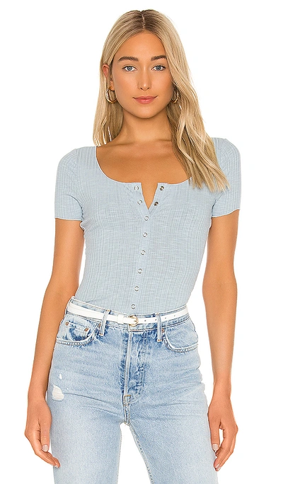 Shop Lovers & Friends Harper Top In Sky Blue