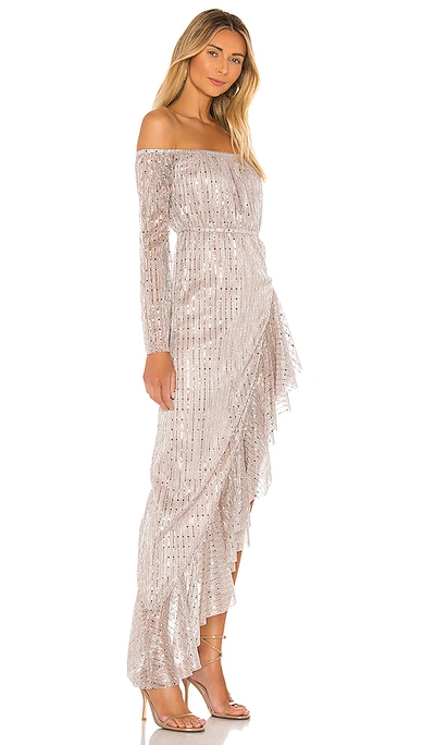 Shop Michael Costello X Revolve Shiva Maxi Dress In Mauve